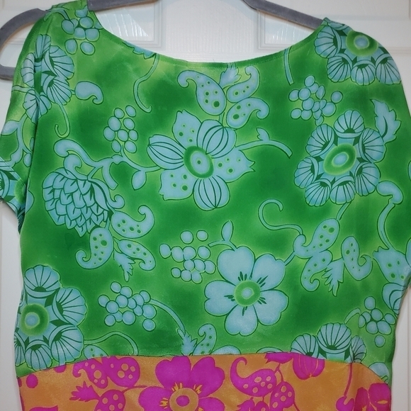 Anthropologie Silk Top Women’s Vanessa Virginia Fata Morgana Printed Size 2 - Picture 6 of 9